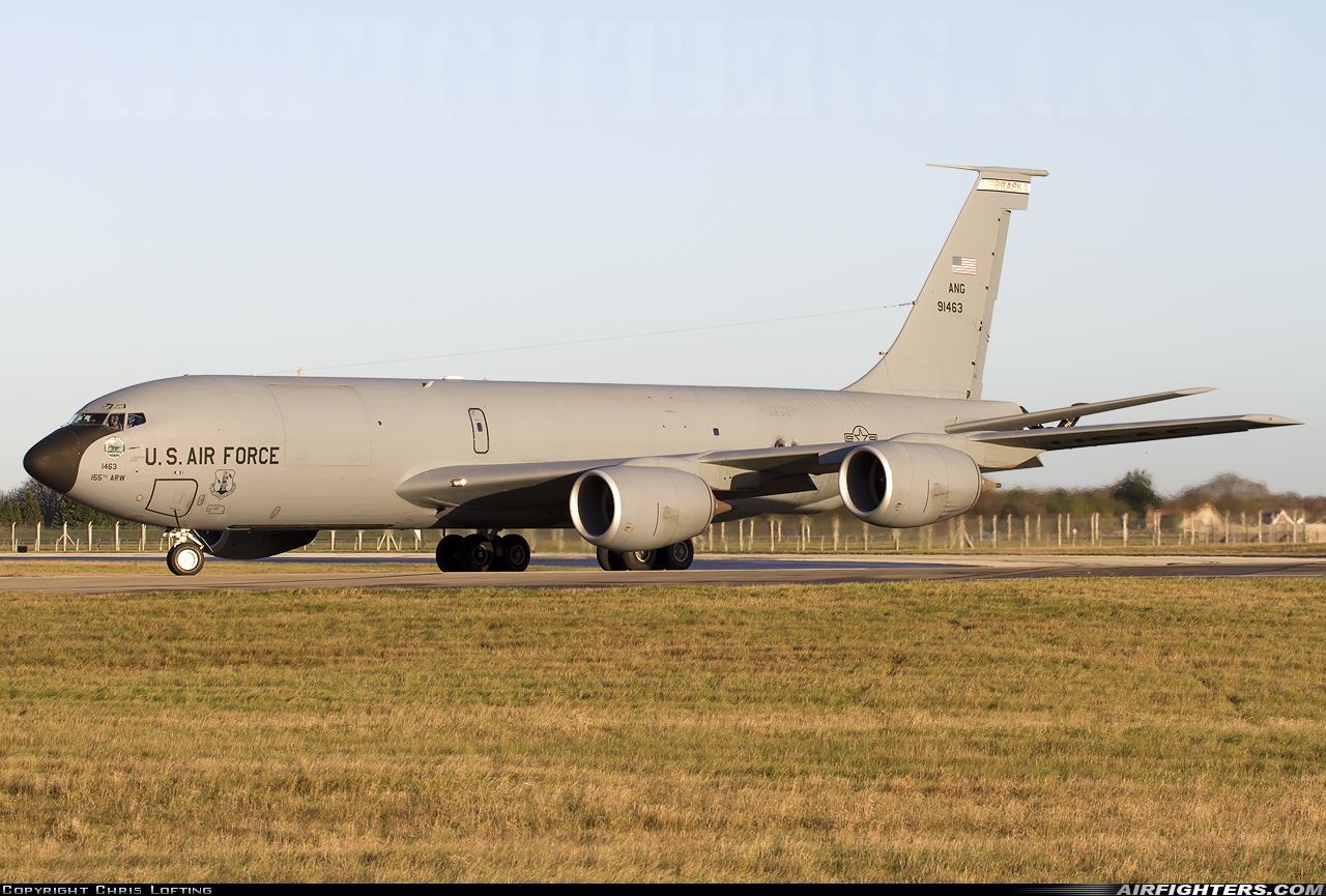 USA - Air Force Boeing KC-135R Stratotanker (717-100) 59-1463 at Mildenhall (MHZ / GXH / EGUN), UK