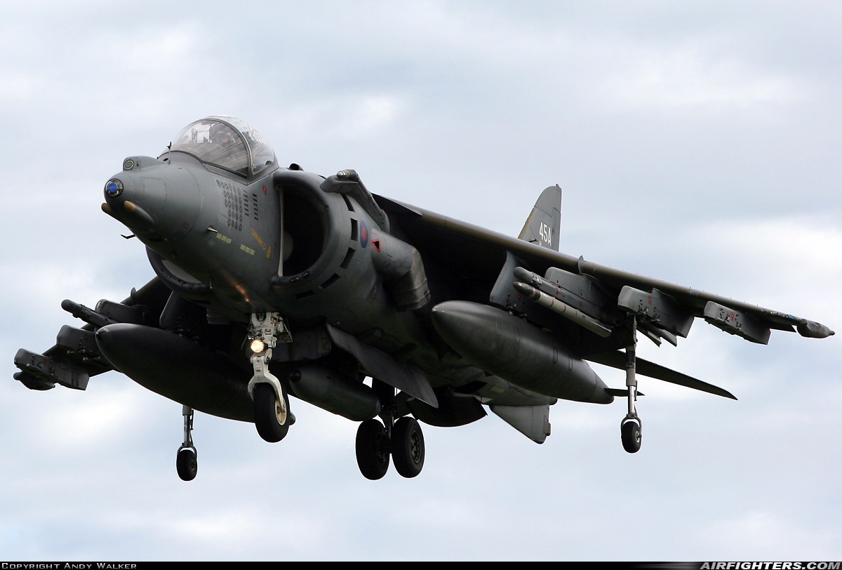 UK - Air Force British Aerospace Harrier GR.7A ZD433 at Lossiemouth (LMO / EGQS), UK