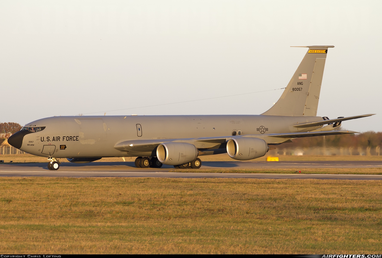 USA - Air Force Boeing KC-135R Stratotanker (717-148) 58-0057 at Mildenhall (MHZ / GXH / EGUN), UK
