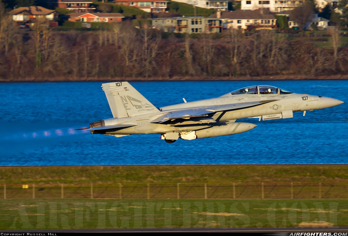 USA - Navy Boeing F/A-18F Super Hornet 166970 at Portland - Int. (PDX / KPDX), USA