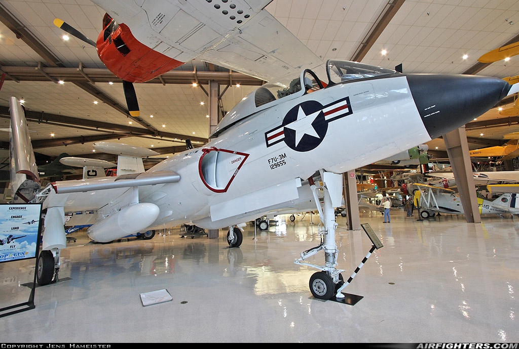 USA - Navy Vought F-7U-3M Cutlass 129655 at Pensacola - NAS / Forrest Sherman Field (NPA / KNPA), USA