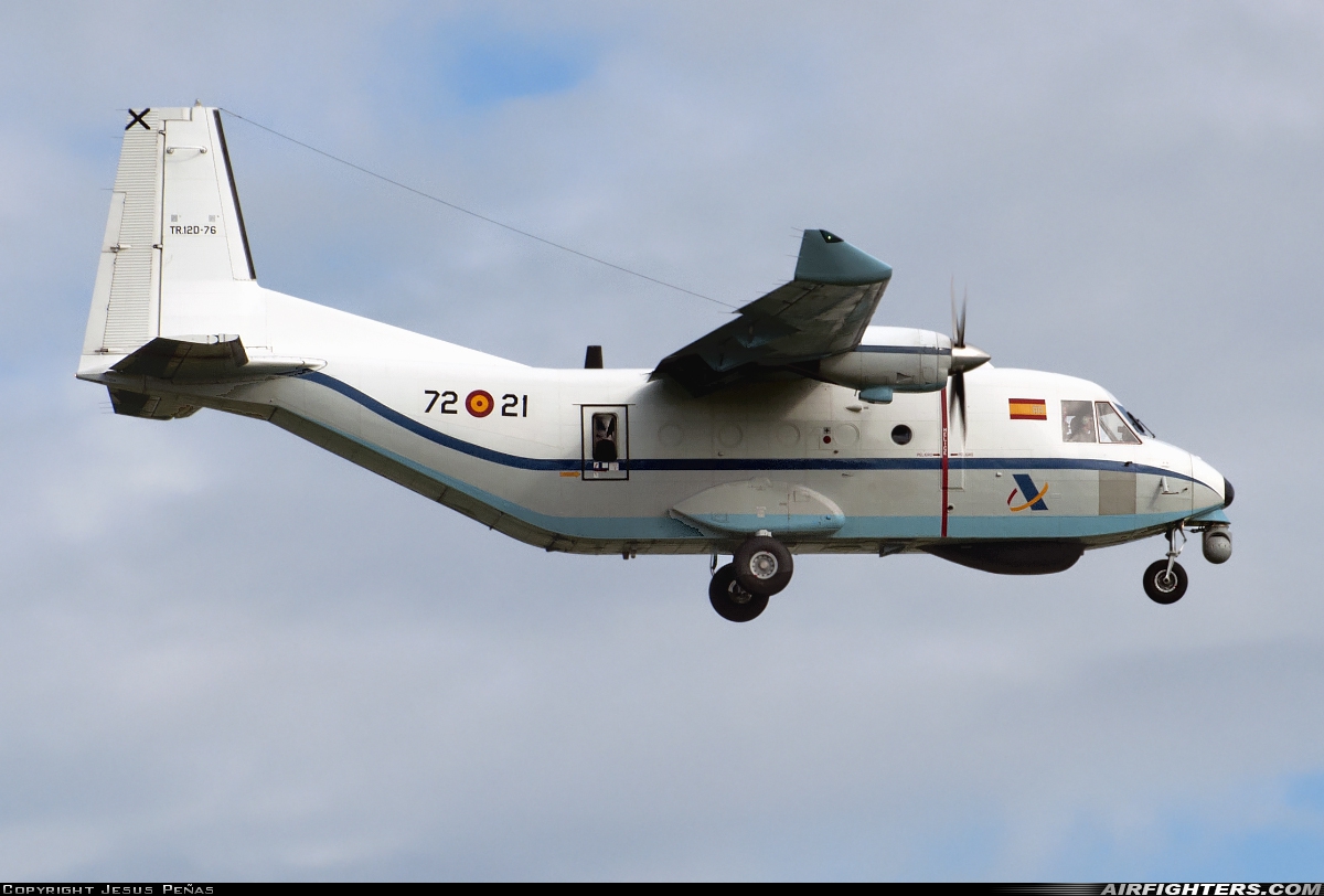 Spain - Air Force CASA C-212-200 Aviocar TR.12D-76 at Rota (LERT), Spain