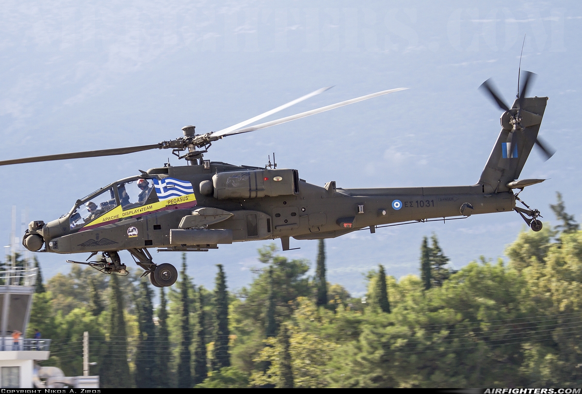 Greece - Army Boeing AH-64DHA Apache Longbow ES1031 at Dekelia - Tatoi (LGTT), Greece