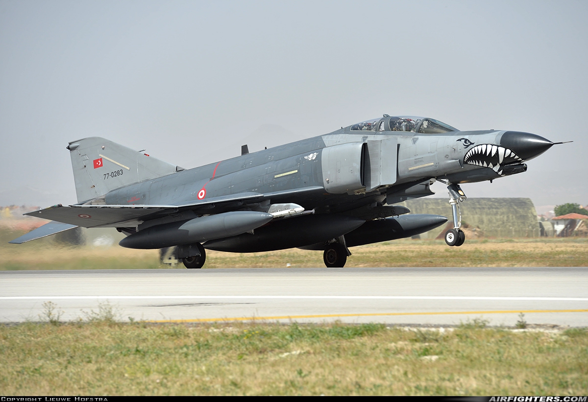 Türkiye - Air Force McDonnell Douglas F-4E-2020 Terminator 77-0283 at Konya (KYA / LTAN), Türkiye
