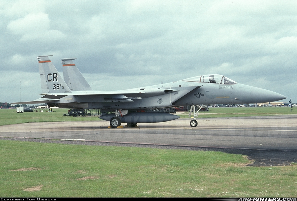 USA - Air Force McDonnell Douglas F-15A Eagle 77-0100 at Mildenhall (MHZ / GXH / EGUN), UK
