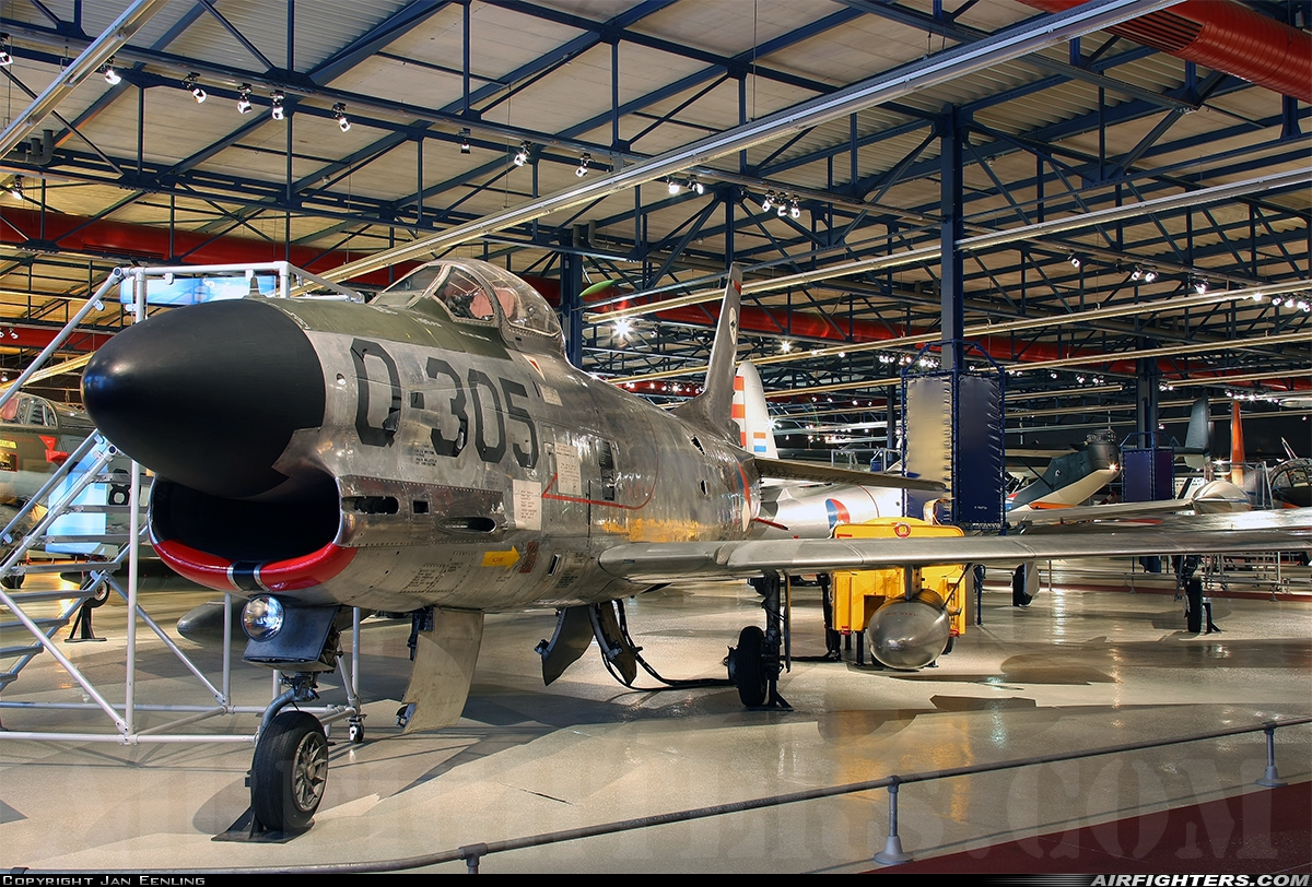 Netherlands - Air Force North American F-86K Sabre Q-305 at Off-Airport - Kamp Zeist, Netherlands