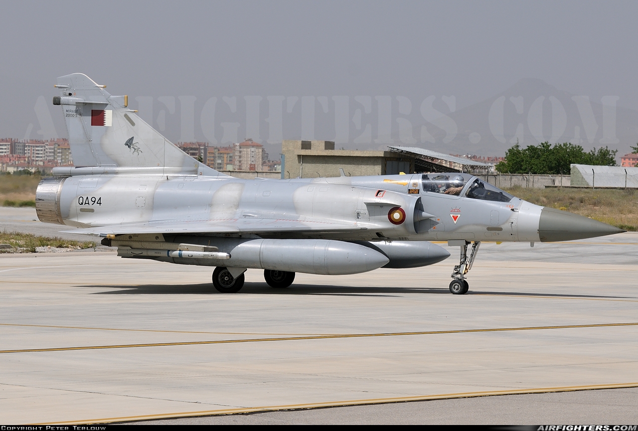 Qatar - Emiri Air Force Dassault Mirage 2000-5EDA QA94 at Konya (KYA / LTAN), Türkiye