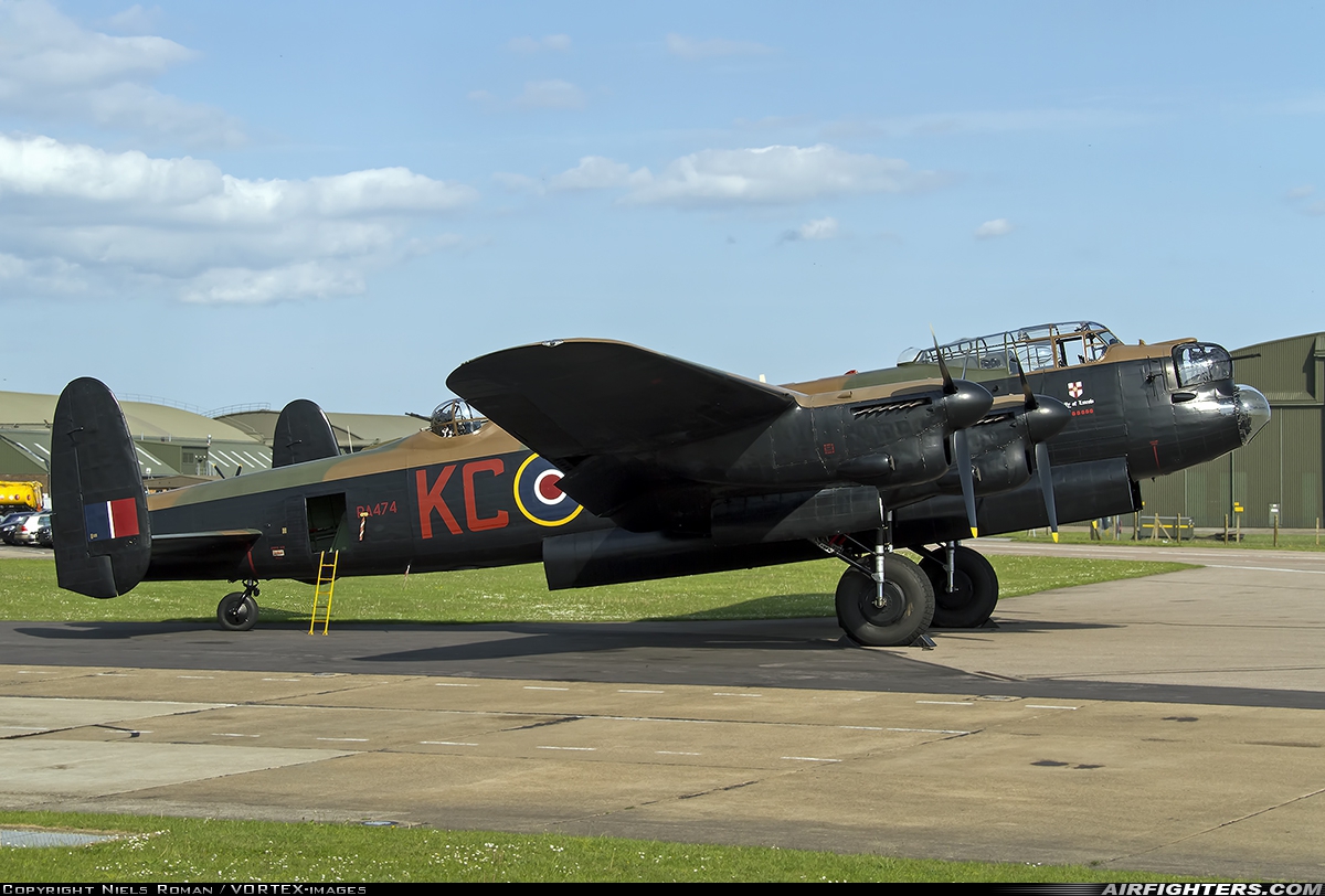 UK - Air Force Avro 683 Lancaster B.I PA474 at Coningsby (EGXC), UK