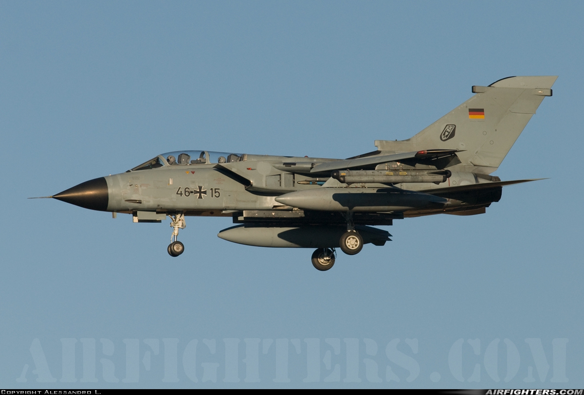 Germany - Air Force Panavia Tornado IDS 46+15 at Ghedi (- Tenente Luigi Olivari) (LIPL), Italy