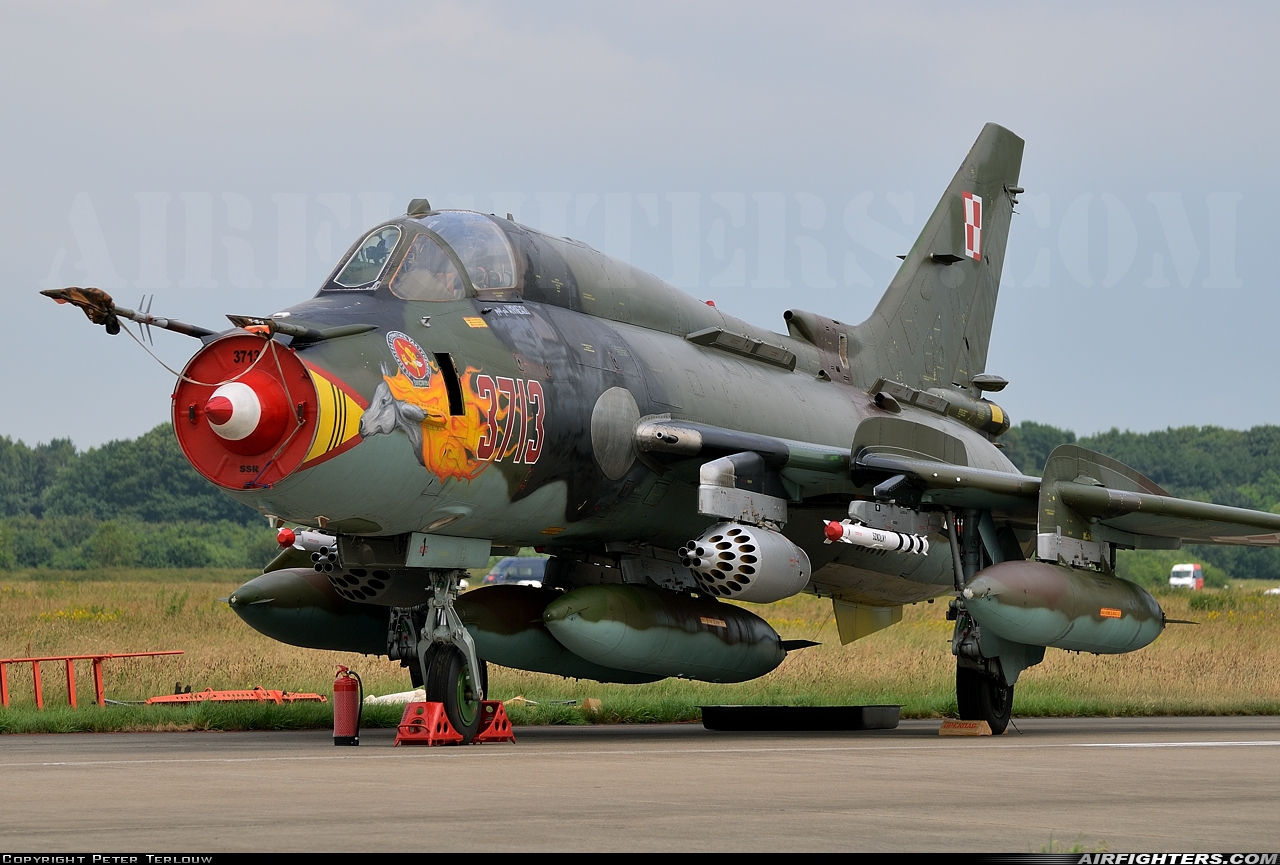 Poland - Air Force Sukhoi Su-22M4 Fitter-K 3713 at Uden - Volkel (UDE / EHVK), Netherlands