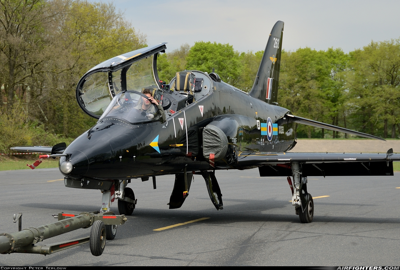 UK - Air Force British Aerospace Hawk T.1A XX263 at Weeze (NRN / EDLV), Germany