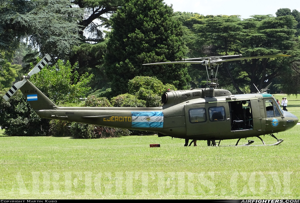 Argentina - Army Bell UH-1H-II Iroquois (205) AE-464 at Off-Airport - Buenos Aires, Argentina