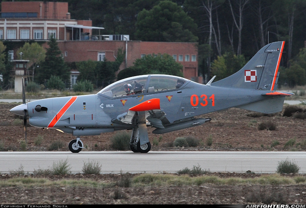 Poland - Air Force PZL-Okecie PZL-130TC-2 Orlik 031 at Madrid - Torrejon (TOJ / LETO), Spain