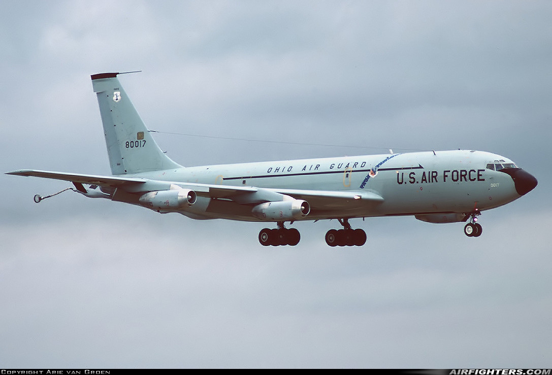 USA - Air Force Boeing KC-135A Stratotanker (717-100) 58-0017 at Mildenhall (MHZ / GXH / EGUN), UK