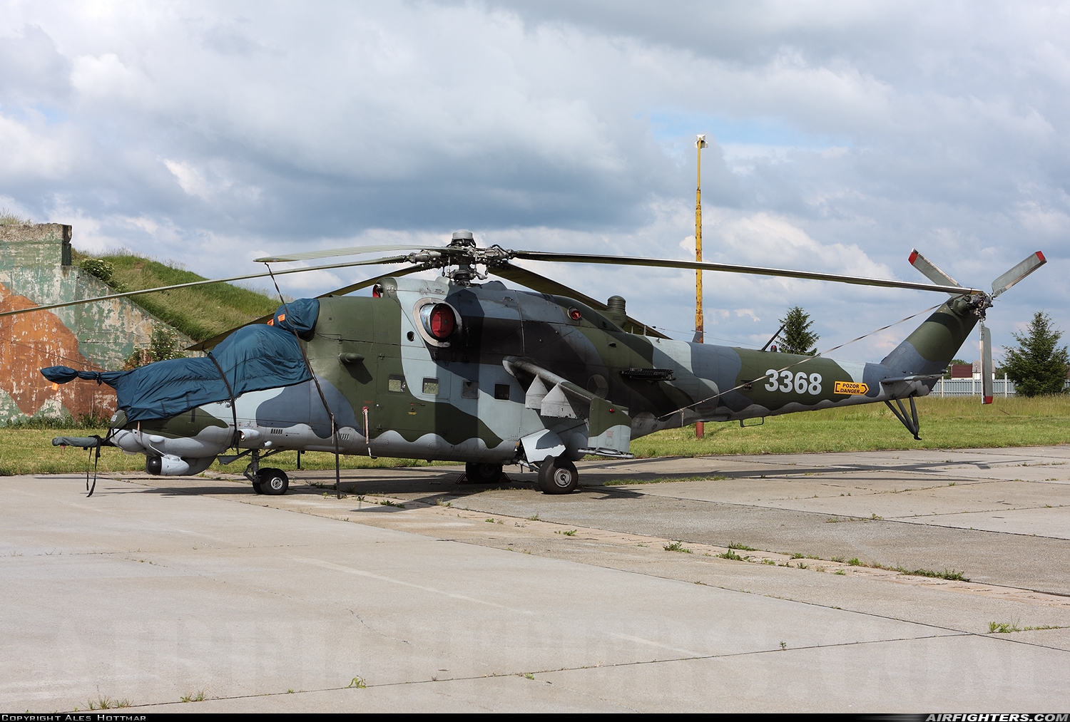 Czech Republic - Air Force Mil Mi-35 (Mi-24V) 3368 at Prerov (PRV / LKPO), Czech Republic