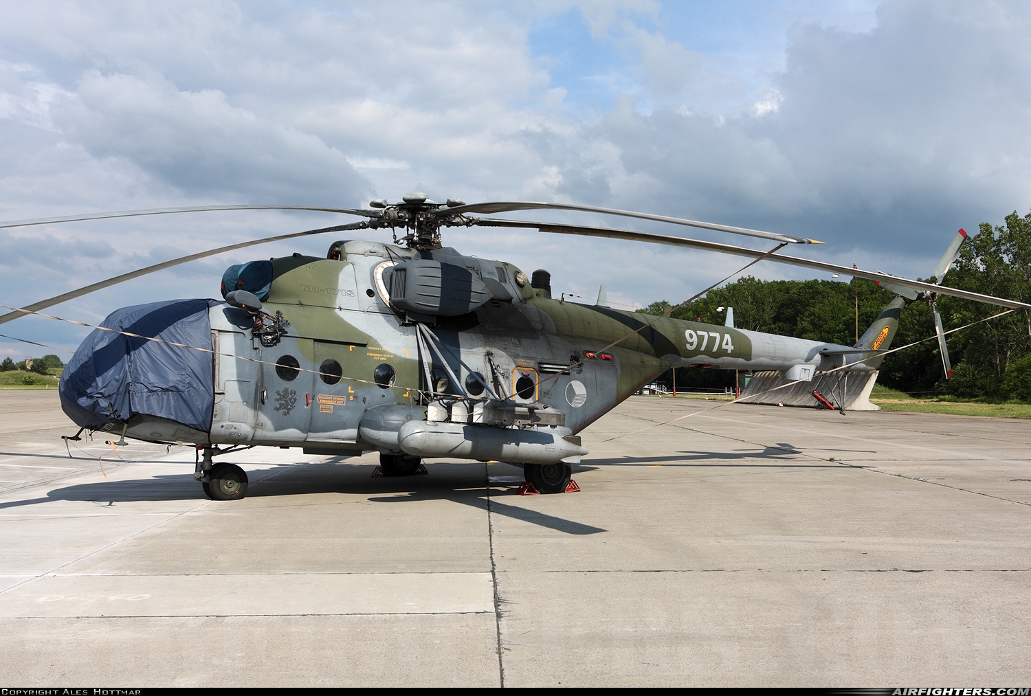 Czech Republic - Air Force Mil Mi-171Sh 9774 at Prerov (PRV / LKPO), Czech Republic