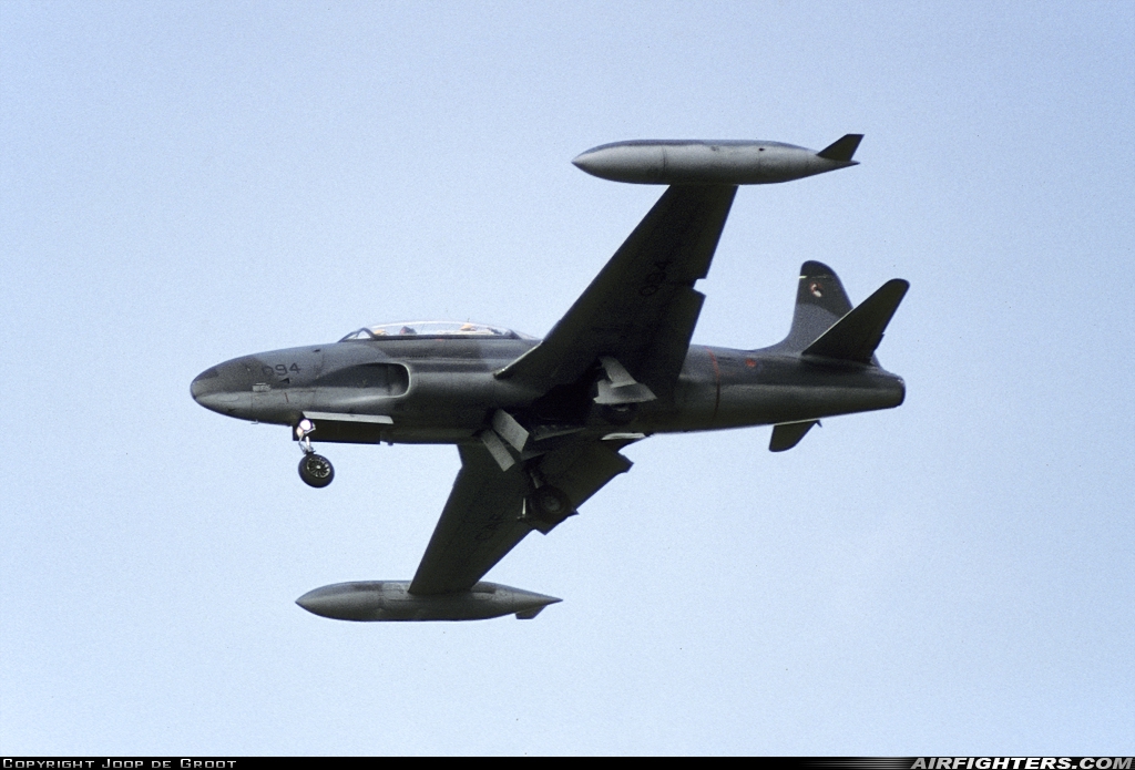 Canada - Air Force Canadair CT-133 Silver Star 3 (T-33AN) 133094 at Leeuwarden (LWR / EHLW), Netherlands
