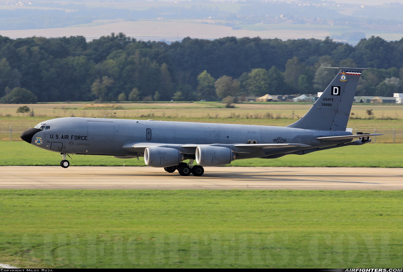 USA - Air Force Boeing KC-135R Stratotanker (717-100) 63-8888 at Ostrava - Mosnov (OSR / LKMT), Czech Republic