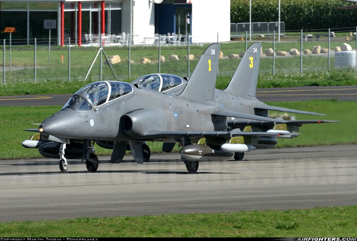 Finland - Air Force British Aerospace Hawk Mk.51 HW-338 at Payerne (LSMP), Switzerland