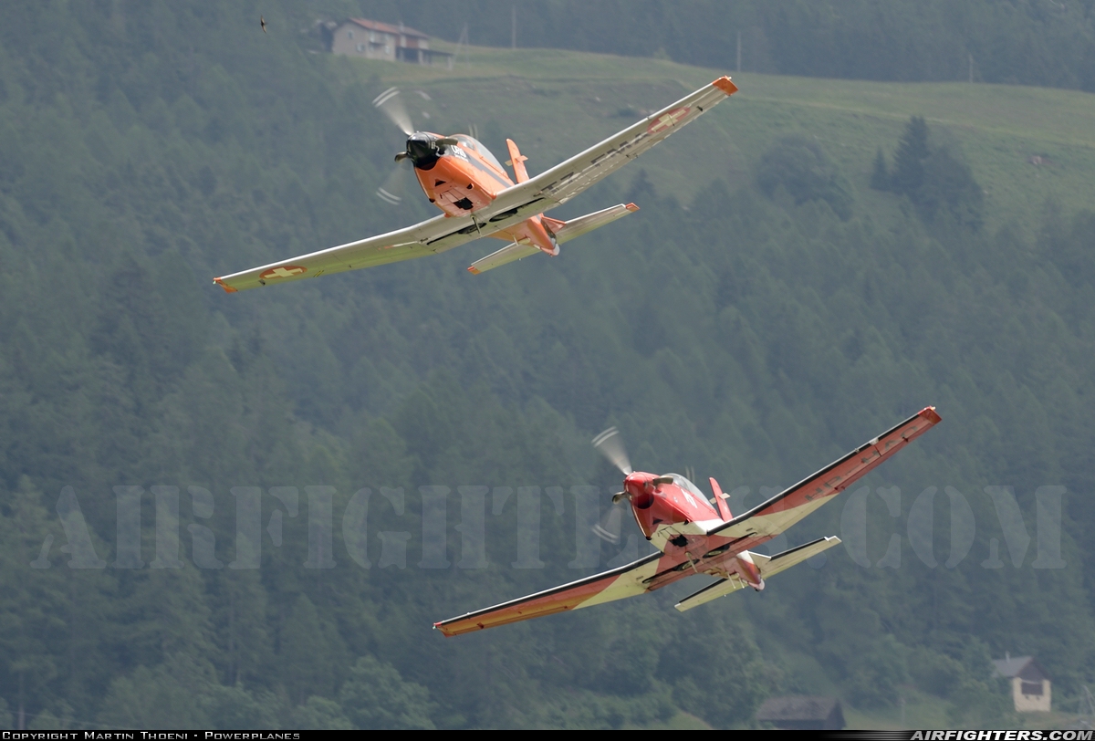 Private - Fliegermuseum Altenrhein Pilatus PC-7 Turbo Trainer T7-FMA at Ambri (LSPM), Switzerland