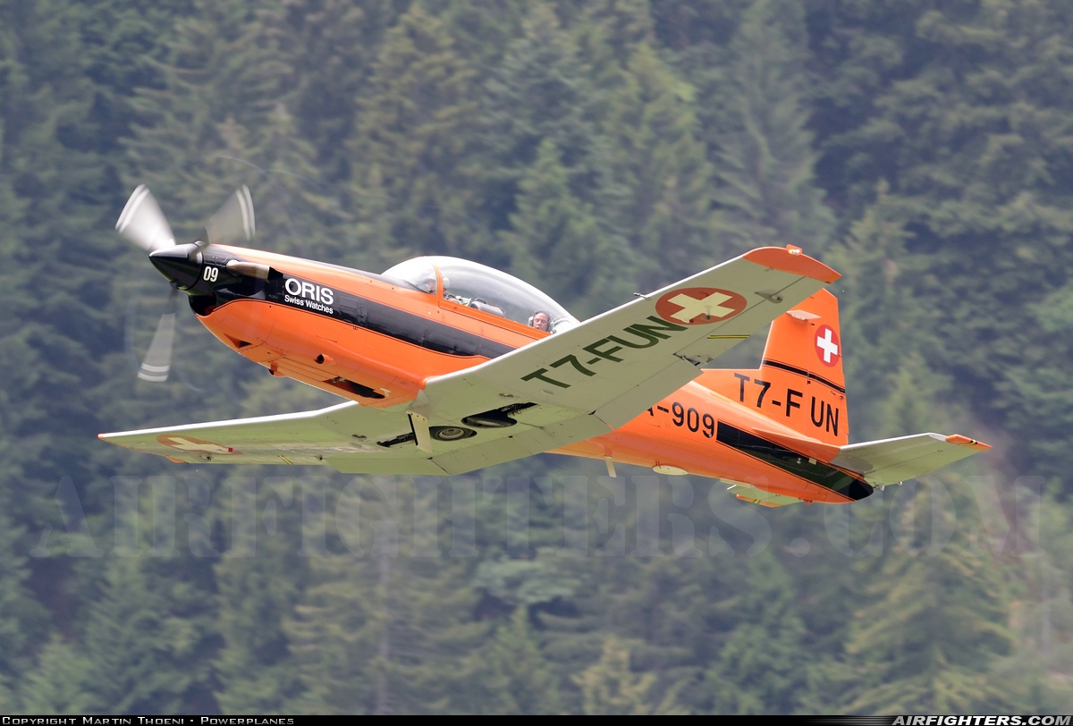 Private - Fliegermuseum Altenrhein Pilatus PC-7 Turbo Trainer T7-FUN at Ambri (LSPM), Switzerland