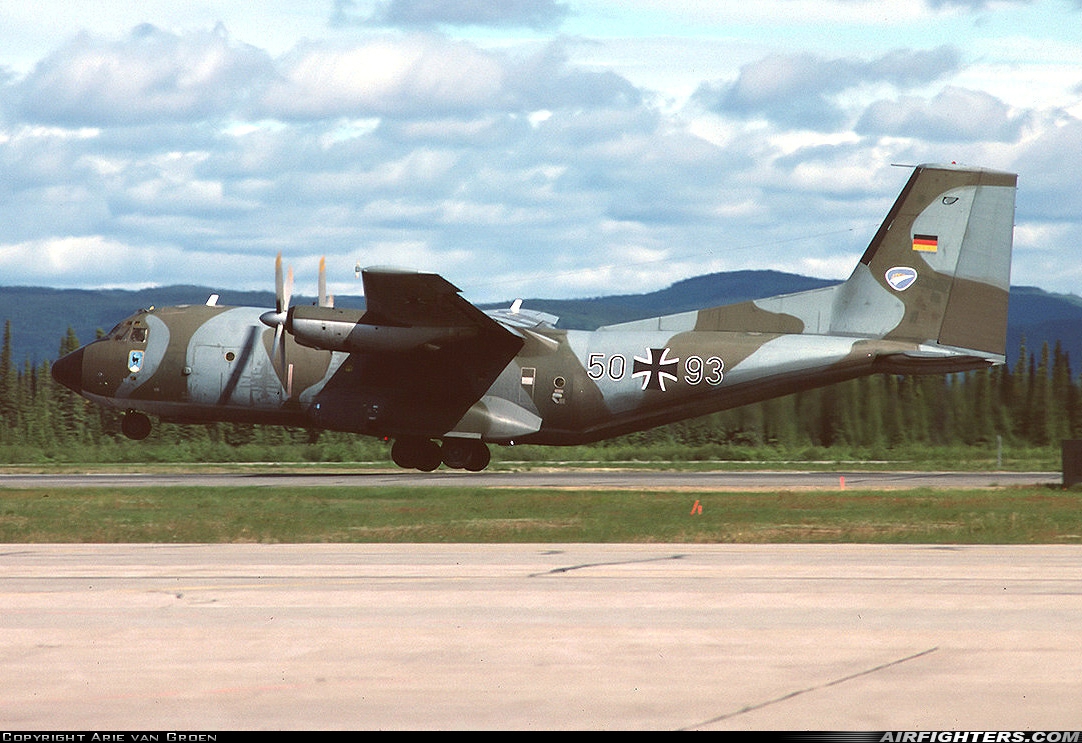 Germany - Air Force Transport Allianz C-160D 50+93 at Goose Bay (YYR / CYYR), Canada