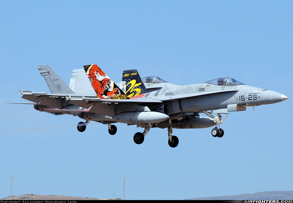 Spain - Air Force McDonnell Douglas C-15 Hornet (EF-18A+) C.15-41 at Gran Canaria (- Las Palmas / Gando) (LPA / GCLP), Spain