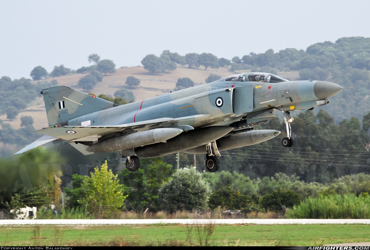 Greece - Air Force McDonnell Douglas F-4E AUP Phantom II 01528 at Araxos (GPA / LGRX), Greece
