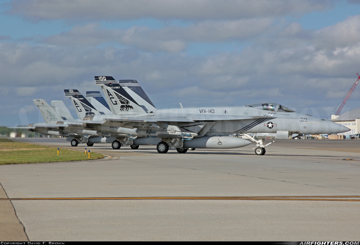 USA - Navy Boeing F/A-18E Super Hornet 166608 at Virginia Beach - Oceana NAS / Apollo Soucek Field (NTU / KNTU), USA
