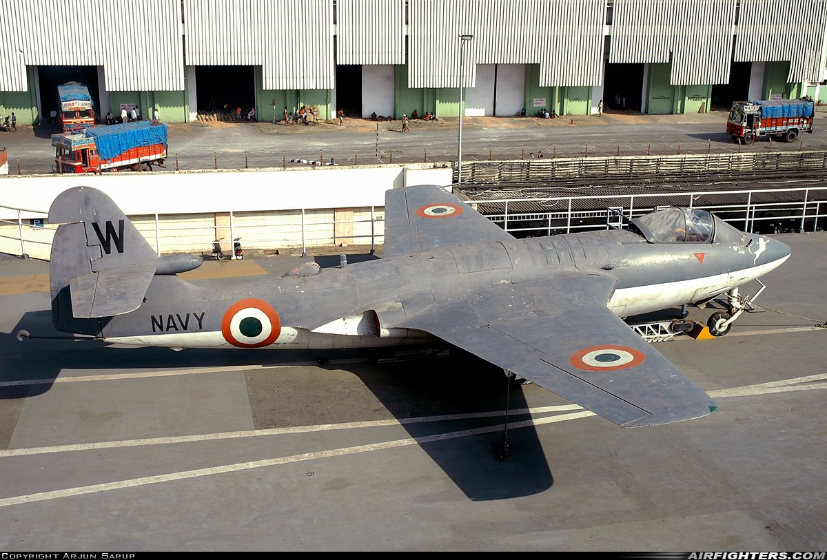 India - Navy Hawker Sea Hawk F101 IN244 at Off-Airport - Mumbai, India