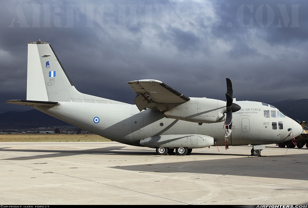 Greece - Air Force Alenia Aermacchi C-27J Spartan 4117 at Elefsís (LGEL), Greece