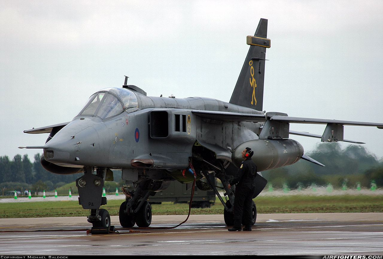 UK - Air Force Sepecat Jaguar GR3A XX117 at Fairford (FFD / EGVA), UK