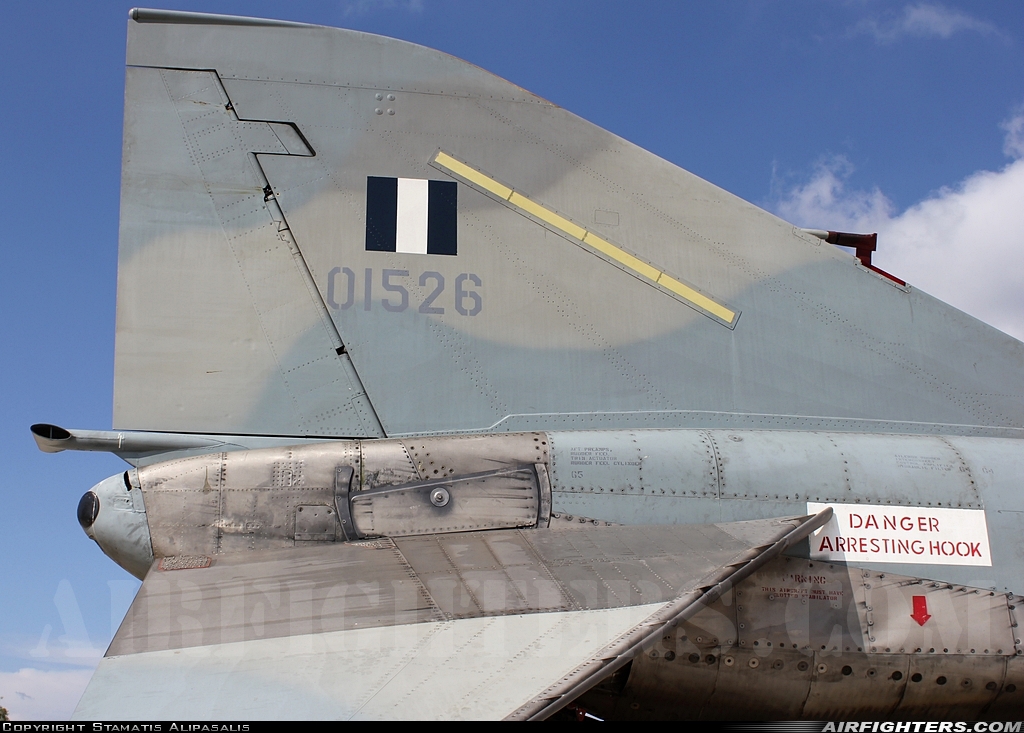 Greece - Air Force McDonnell Douglas F-4E AUP Phantom II 01526 at Andravida (Pyrgos -) (PYR / LGAD), Greece