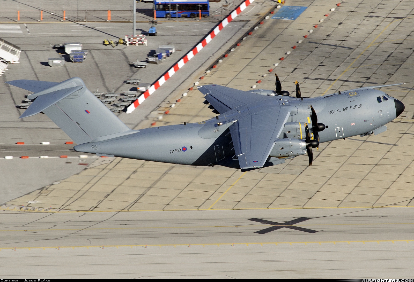 UK - Air Force Airbus Atlas C1 (A400M-180) ZM400 at Gibraltar - North Front (GIB / LXGB), Gibraltar
