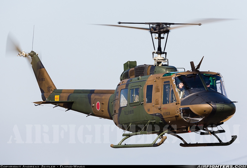 Japan - Army Bell UH-1J Iroquois 41924 at Akeno (RJOE), Japan