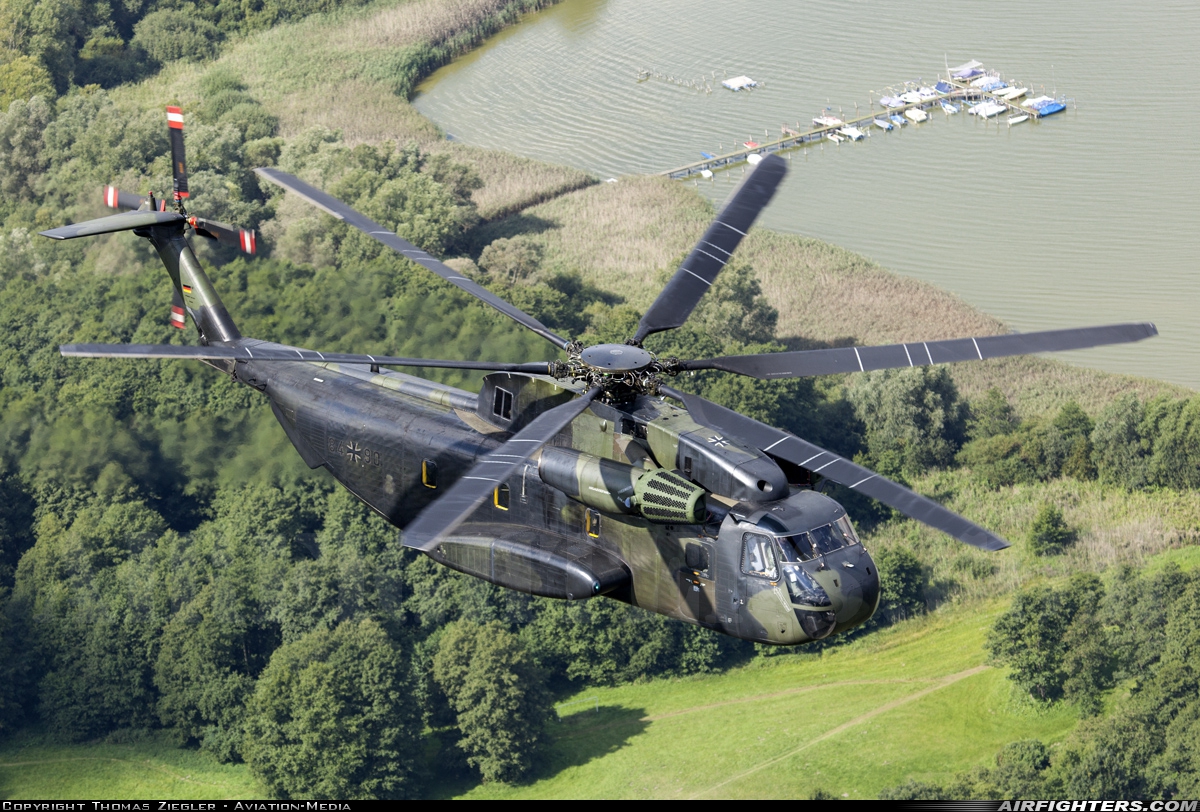 Germany - Army Sikorsky CH-53G (S-65) 84+90 at In Flight, Germany