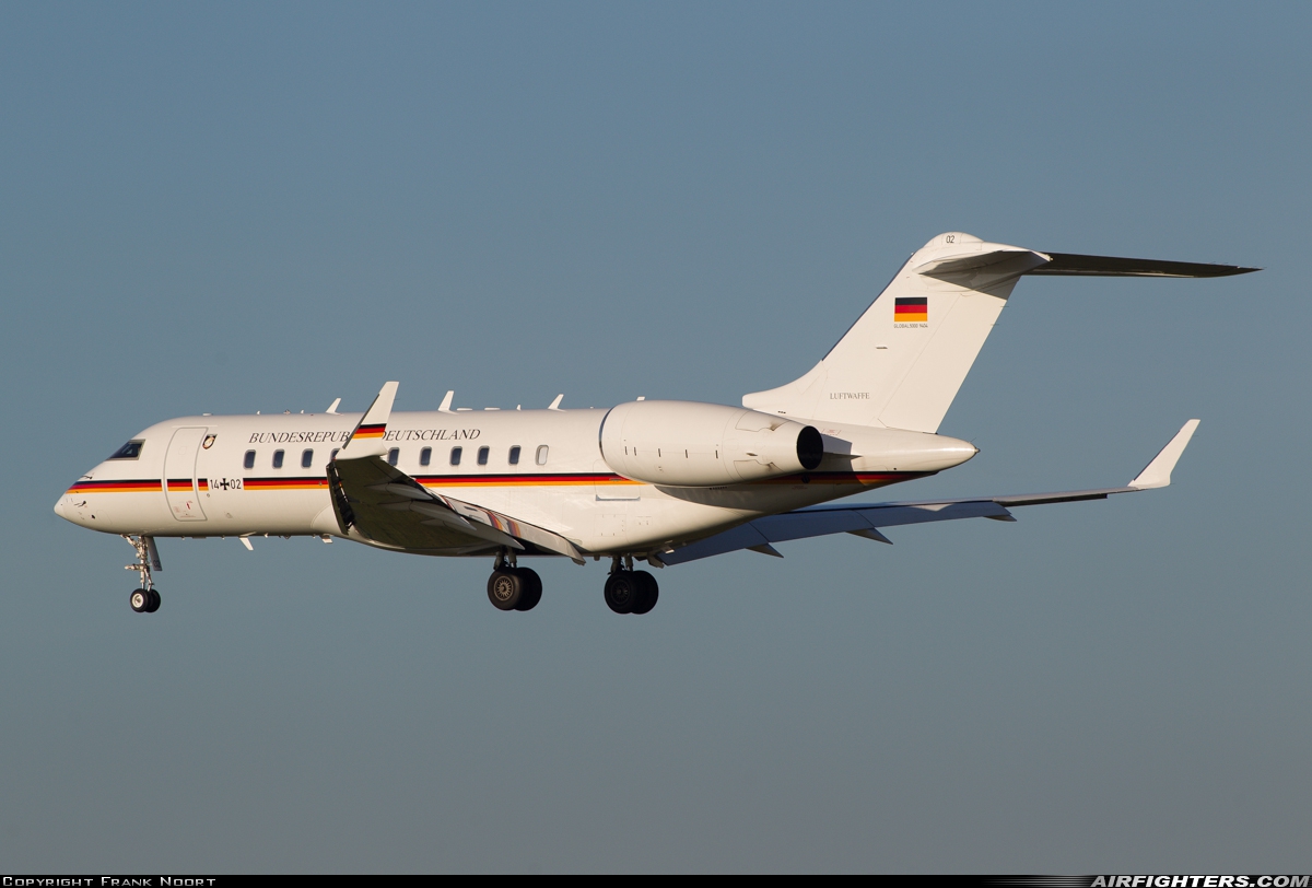 Germany - Air Force Bombardier BD-700-1A11 Global 5000 14+02 at Norvenich (ETNN), Germany