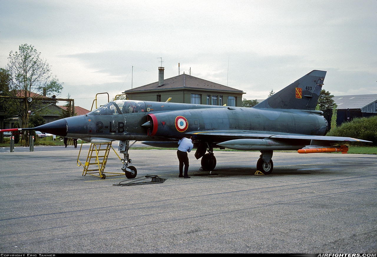France - Air Force Dassault Mirage IIIE 403 at Dijon - Longvic (DIJ / LFSD), France