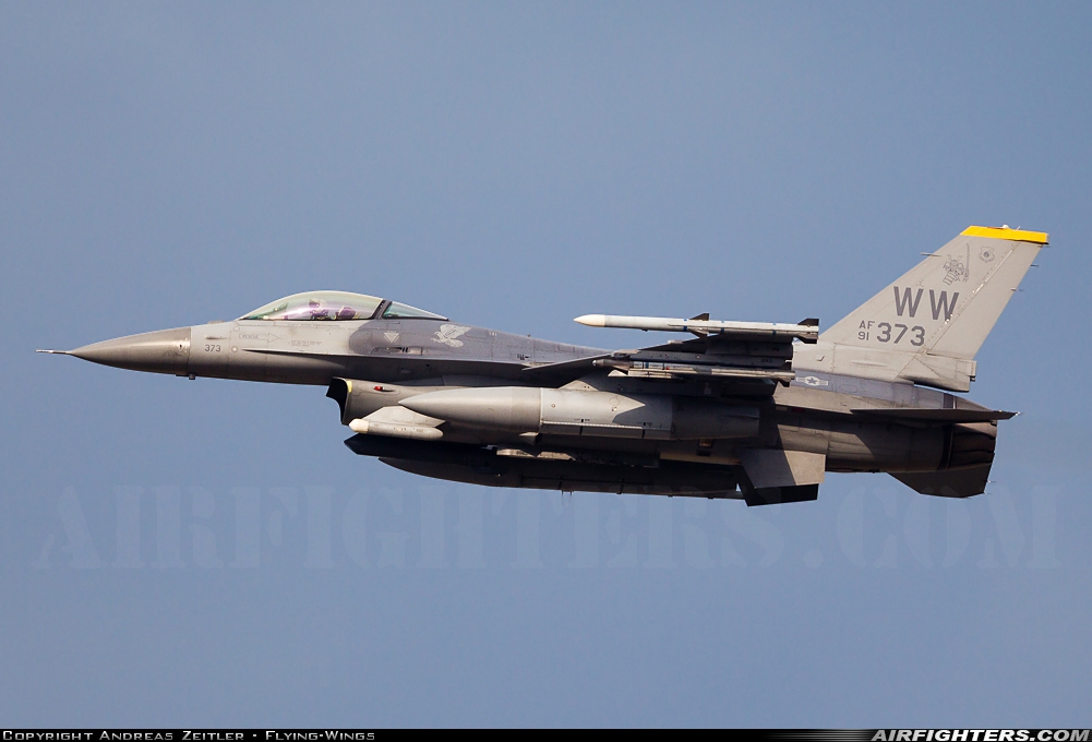 USA - Air Force General Dynamics F-16C Fighting Falcon 91-0373 at Komatsu (RJNK), Japan