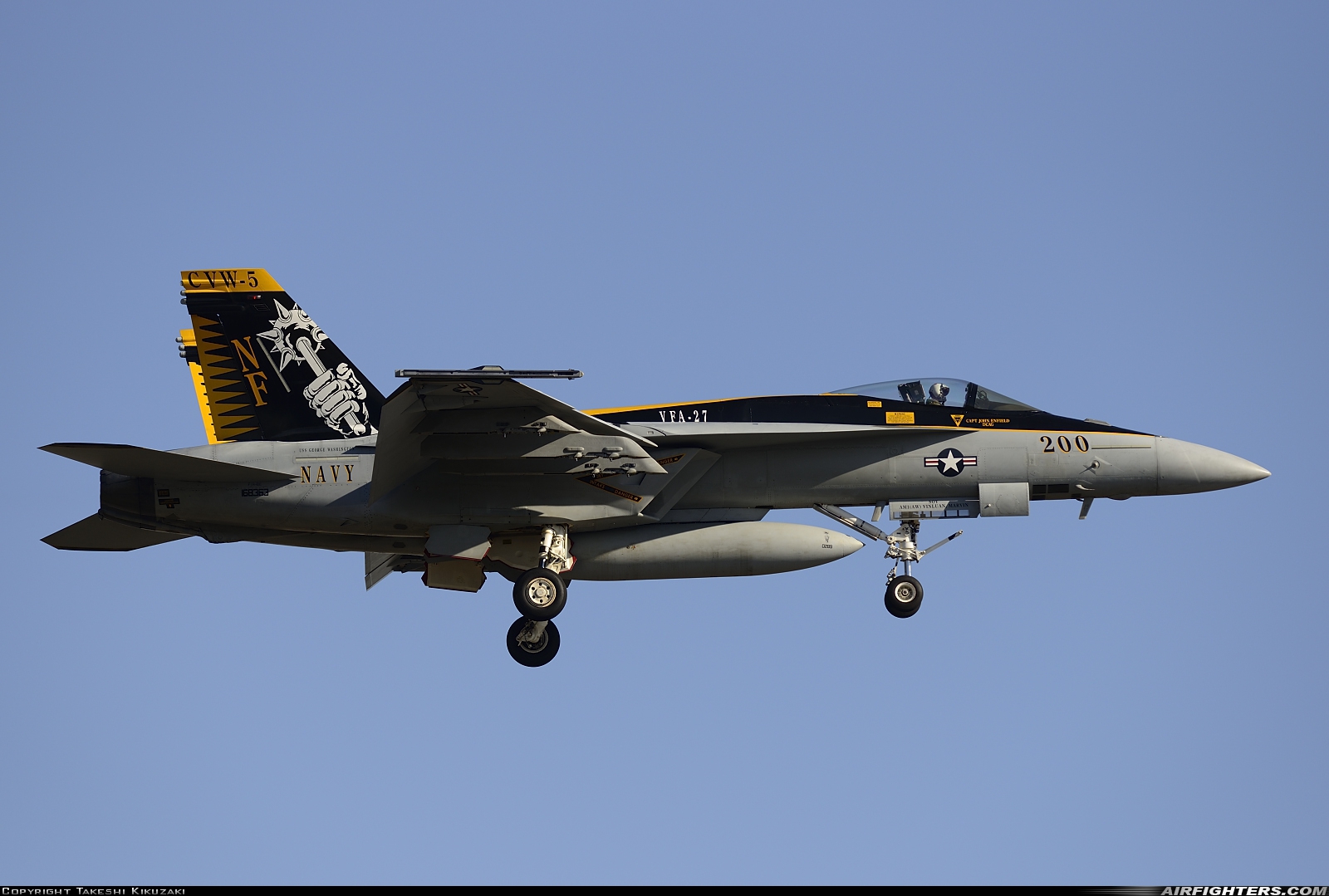 USA - Navy Boeing F/A-18E Super Hornet 168363 at Atsugi - Naval Air Facility (RJTA), Japan