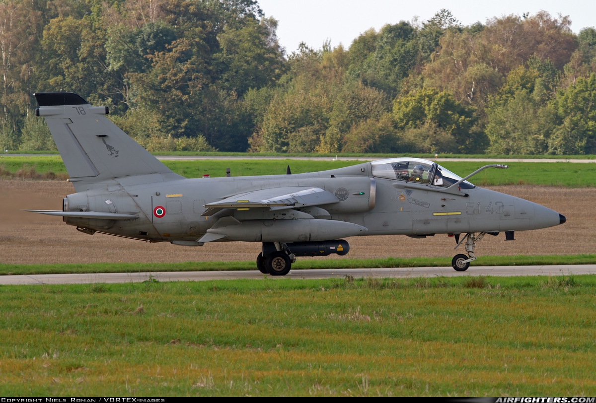 Italy - Air Force AMX International AMX  ACOL MM7178 at Florennes (EBFS), Belgium