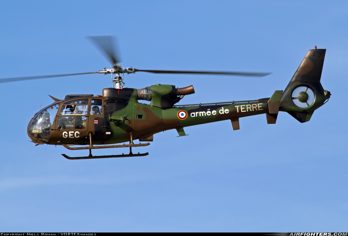 France - Army Aerospatiale SA-342L1 Gazelle 4207 at Florennes (EBFS), Belgium