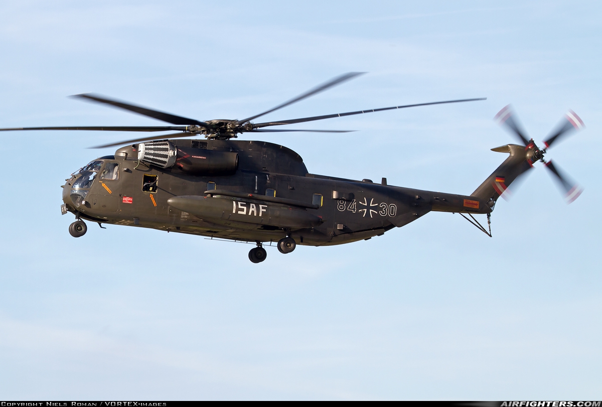 Germany - Army Sikorsky CH-53GS (S-65) 84+30 at Florennes (EBFS), Belgium