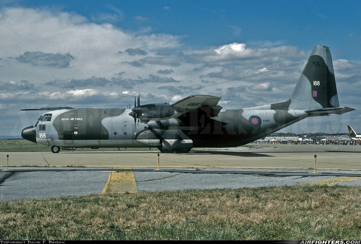 UK - Air Force Lockheed Hercules C3A (C-130K-30 / L-382) XV188 at Harrisburg - Int / Middletown (MDT / KMDT), USA