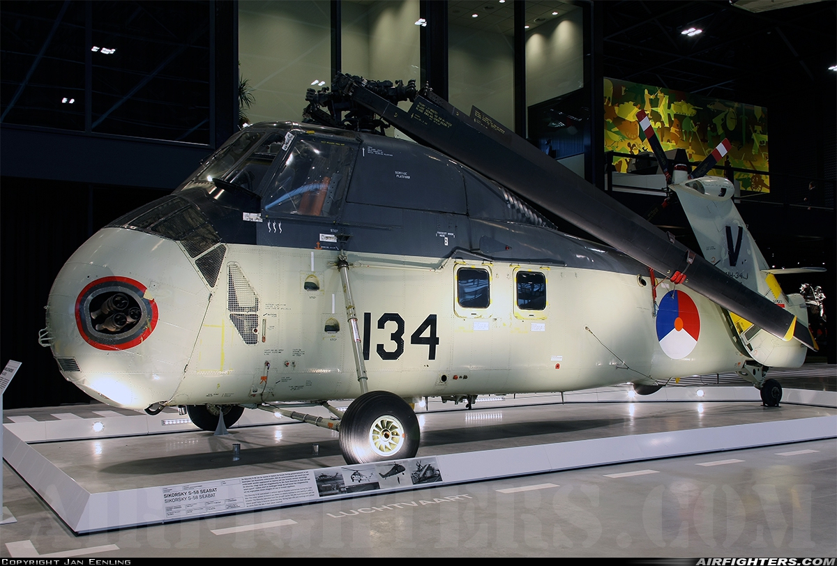 Netherlands - Navy Sikorsky UH-34J Seahorse 134 at Utrecht - Soesterberg (UTC / EHSB), Netherlands