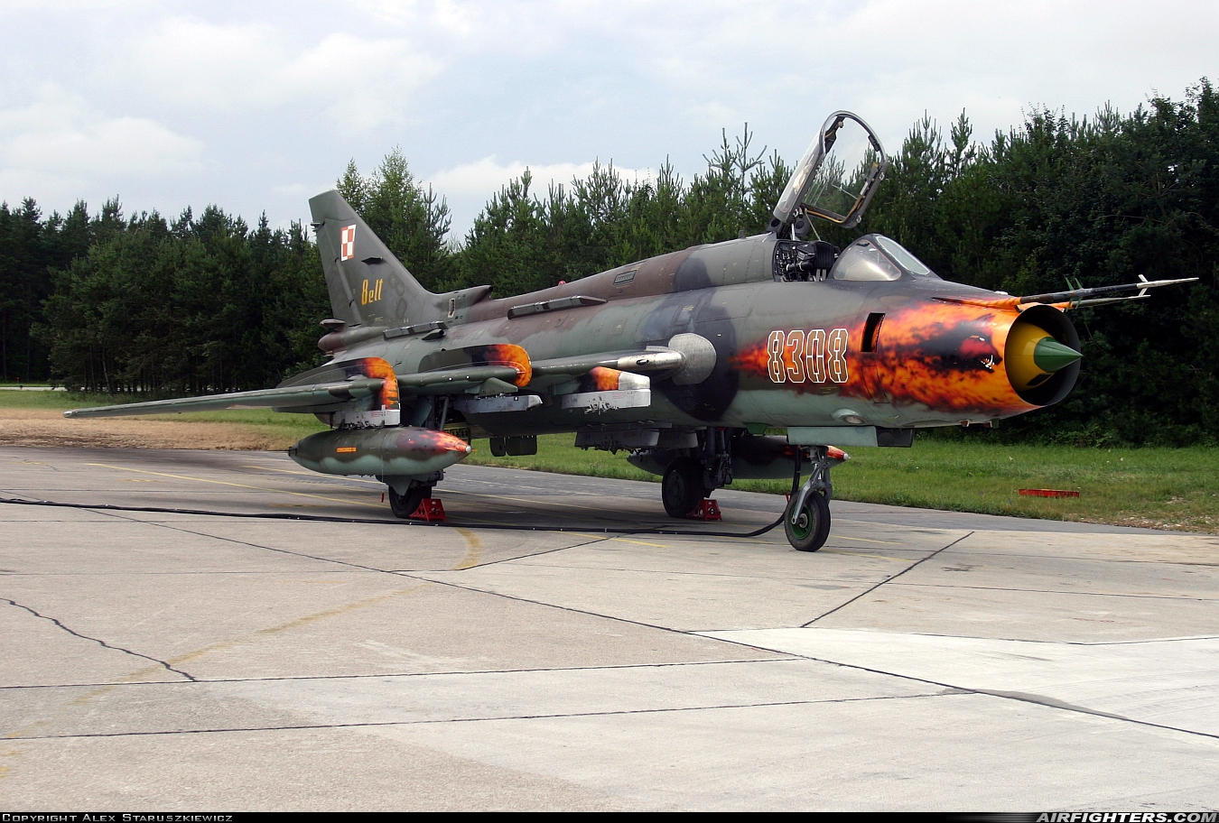 Poland - Air Force Sukhoi Su-22M4 Fitter-K 8308 at Lechfeld (ETSL), Germany