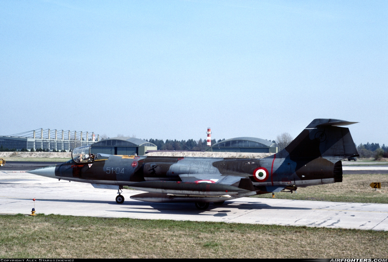 Italy - Air Force Lockheed F-104S-ASA Starfighter MM6828 at Lechfeld (ETSL), Germany