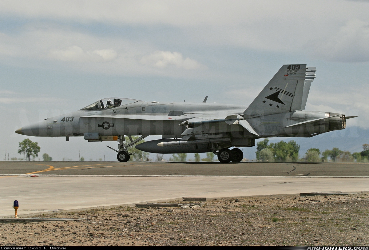 USA - Navy McDonnell Douglas F/A-18C Hornet 163491 at Fallon - Fallon NAS (NFL / KNFL), USA