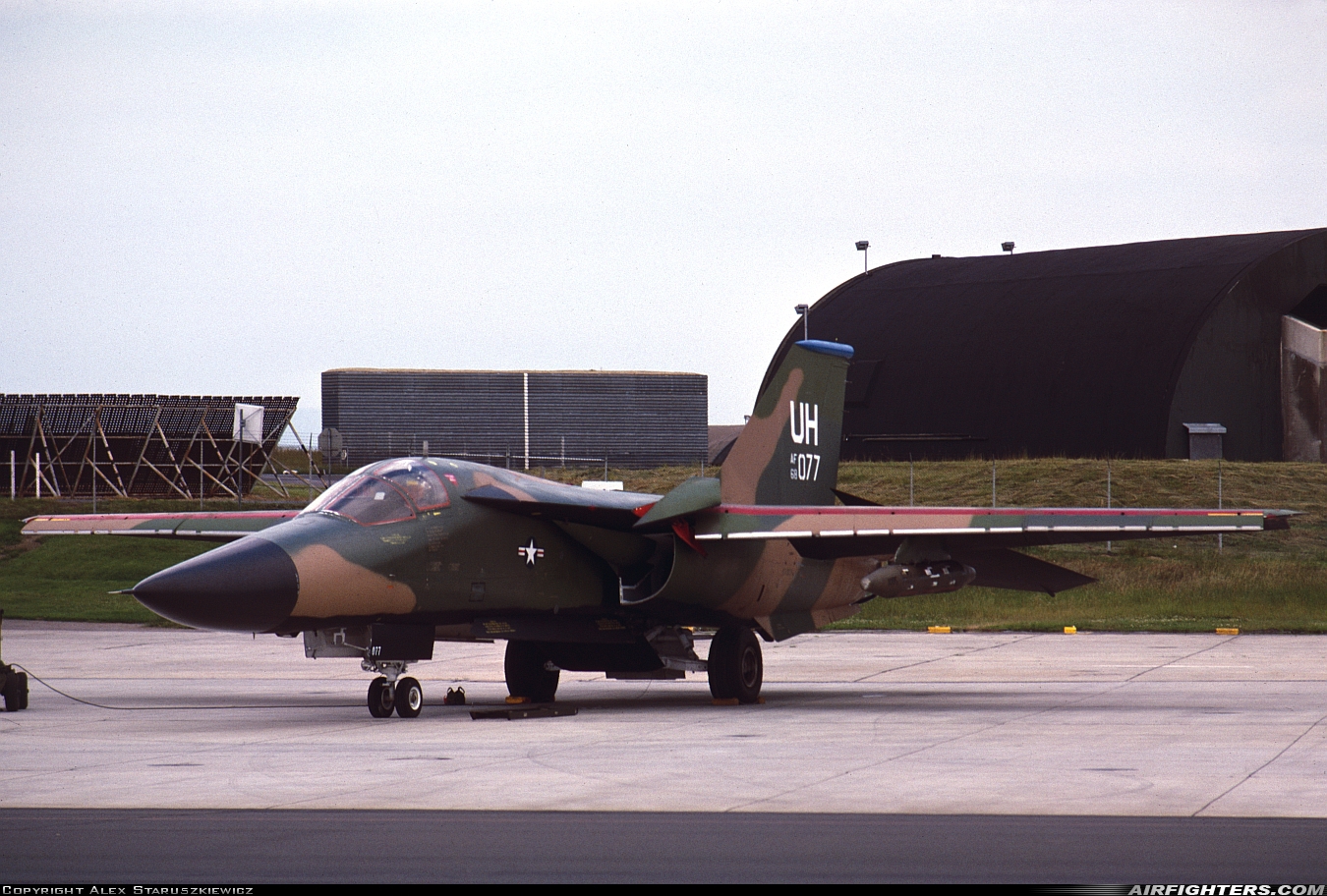 USA - Air Force General Dynamics F-111E Aardvark 68-0077 at Bitburg (BBJ / EDRB), Germany