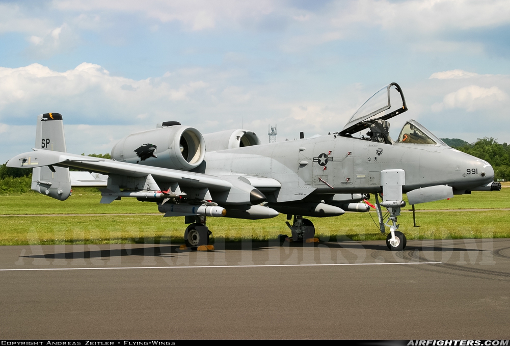 USA - Air Force Fairchild OA-10A Thunderbolt II 81-0991 at Enschede - Twenthe (ENS / EHTW), Netherlands
